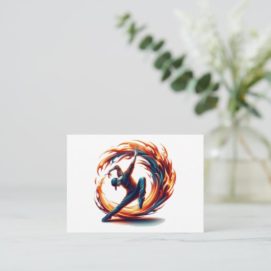 ブレックダンス通り火災と都市エネルギー ノートカード (スタンド正面)