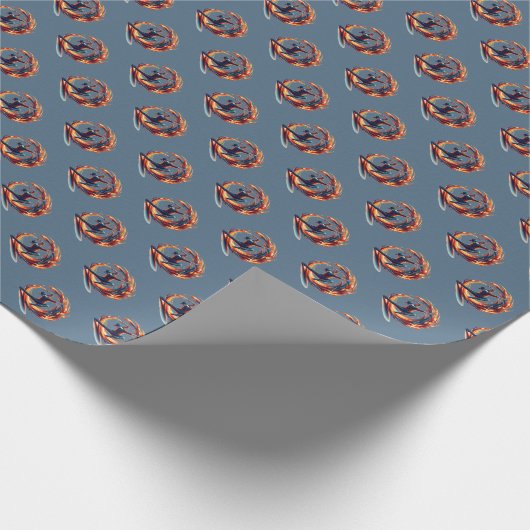 ブレックダンス通り火災と都市エネルギー ラッピングペーパー (角)