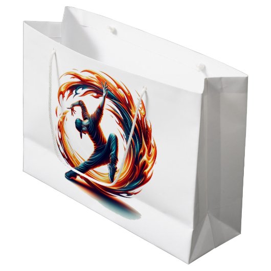 ブレックダンス通り火災と都市エネルギー ラージペーパーバッグ (正面アングル)