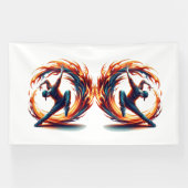 ブレックダンス通り火災と都市エネルギー 横断幕 (横)