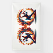 ブレックダンス通り火災と都市エネルギー 横断幕 (縦)