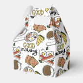 ブレックファカッコいいーストブランチタイルパーティー フェイバーボックス (正面サイド)