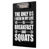 ブレックファーアンドスクアツ – ボディビルトレーニング クリップボード (左)
