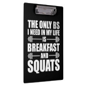 ブレックファーアンドスクアツ – ボディビルトレーニング クリップボード (右)
