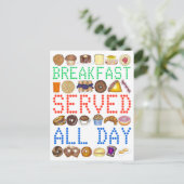 ブレックファーサードオールデイネオンディーナーサイングルメ ポストカード (スタンド正面)