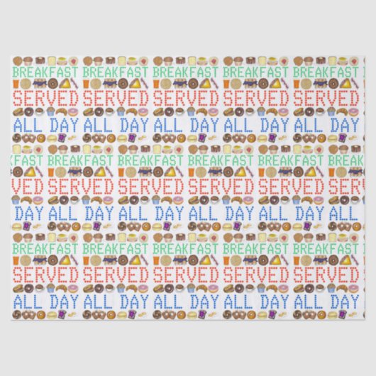 ブレックファーサードオールデイネオンディーナーサイングルメ 薄葉紙 (正面)