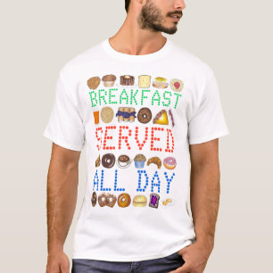 ブレックファーサードオールデイネオンディーナーサイングルメ Tシャツ