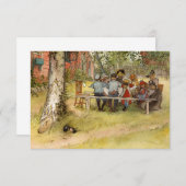 ブレックファーザビッグ樺の木バイカールラルソン サンキューカード (正面/裏面)