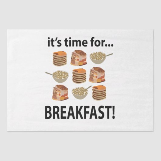 ブレックファーシーズタイムフォーブレックファースト 薄葉紙 (正面)