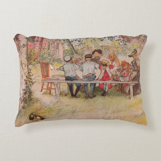 ブレックファーストアンダーザビッグ樺の木バイカールラルソン アクセントクッション (正面)