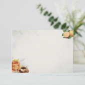 ブレックファーストインベッドベーシック空白のレシピカード エンクロージャーカード (スタンド正面)