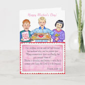 ブレックファーストインベッドマザーズデイカード カード (正面)