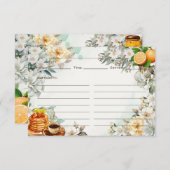 ブレックファーストインベッドレシピカード エンクロージャーカード (正面/裏面)