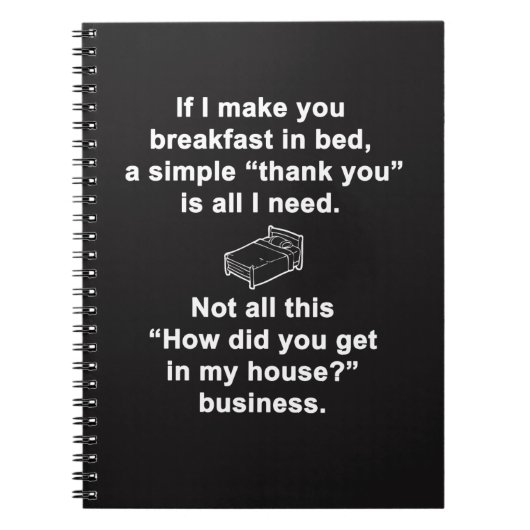 ブレックファーストインベッド ノートブック (正面)