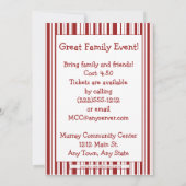 ブレックファーストウィサンタ招待状カスタマイズイベント 招待状 (裏面)