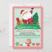 ブレックファーストウィズサンタ 招待状 (正面)