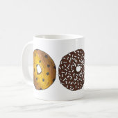 ブレックファーストドーナツショップジャンクフードグルメ コーヒーマグカップ (正面左)