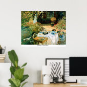 ブレックファーストバイクロードモネ ポスター (ホームオフィス)