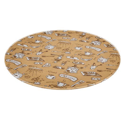 ブレックファーストパターン2 カッティングボード (角)