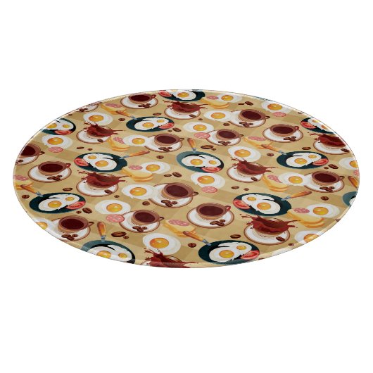 ブレックファーストパターン3 カッティングボード (角)