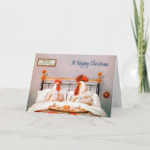 ブレックファーストビクトリアンインベッドクリスマスカード シーズンカード (正面)