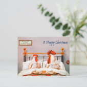 ブレックファーストビクトリアンインベッドクリスマスポストカード ポストカード (スタンド正面)
