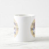 ブレックファーストフードエッグオンプレートおもしろいやる気を起こさせる コーヒーマグカップ (中央)