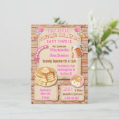 ブレックファーストブランチベビーシャワー招待状 招待状 (スタンド正面)