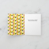 ブレックファーストブランチ卒業パーティー サンキューカード (内部)