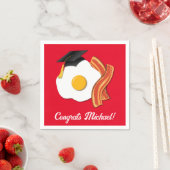 ブレックファーストブランチ卒業パーティー スタンダードカクテルナプキン (インサイチュ)