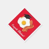 ブレックファーストブランチ卒業パーティー スタンダードカクテルナプキン (角)