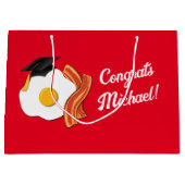 ブレックファーストブランチ卒業パーティー ラージペーパーバッグ (正面)