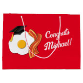 ブレックファーストブランチ卒業パーティー ラージペーパーバッグ (裏面)