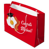 ブレックファーストブランチ卒業パーティー ラージペーパーバッグ (裏面アングル)