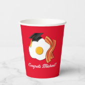 ブレックファーストブランチ卒業パーティー 紙コップ (裏面)