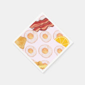 ブレックファーストブランチ紙ナプキンス スタンダードカクテルナプキン (角)