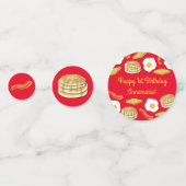 ブレックファーストブランチ誕生日パーティキッズ コンフェッティ (裏面)