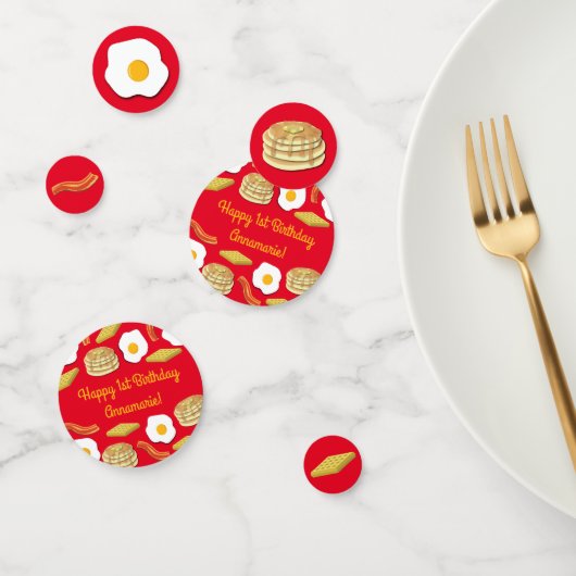 ブレックファーストブランチ誕生日パーティキッズ コンフェッティ (グループ)