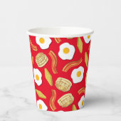 ブレックファーストブランチ誕生日パーティーキッズキュート紙クー 紙コップ (左)