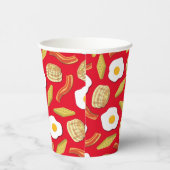 ブレックファーストブランチ誕生日パーティーキッズキュート紙クー 紙コップ (右)