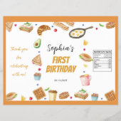 ブレックファーストブランチ1stバースデーチップバッグラッパー チラシ (正面)