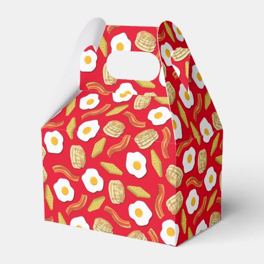 ブレックファーストブルンチバースデーパーティー フェイバーボックス (正面サイド)