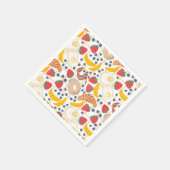 ブレックファーストブルンチフードビュッフェ スタンダードカクテルナプキン (角)