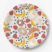 ブレックファーストブルンチフードビュッフェ ペーパープレート (正面)