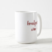 ブレックファーストワイン コーヒーマグカップ (正面右)