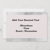 ブレックファースト招待状カード 招待状 (裏面)