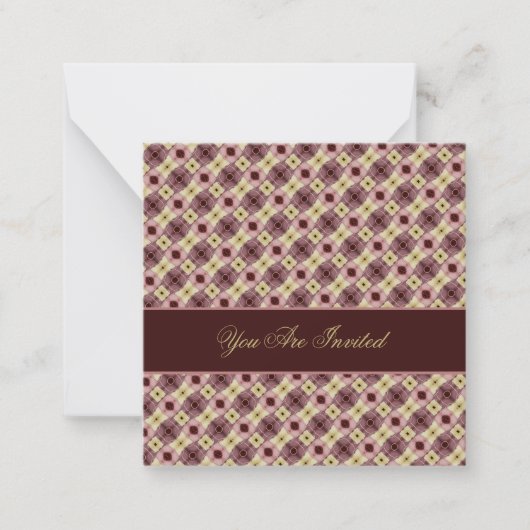 ブレックファースト招待状 ノートカード (正面)