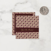 ブレックファースト招待状 ノートカード (正面/裏面インサイチュ)