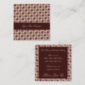 ブレックファースト招待状 ノートカード (正面/裏面)