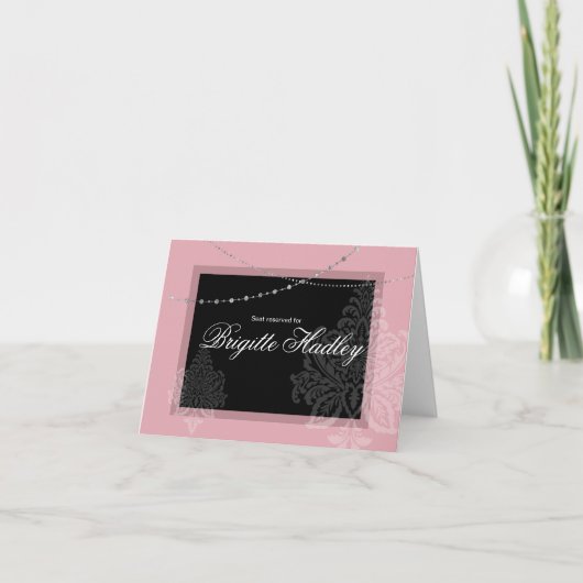 ブレックファースト&ブランチピンク&ブラック シーズンカード (正面)